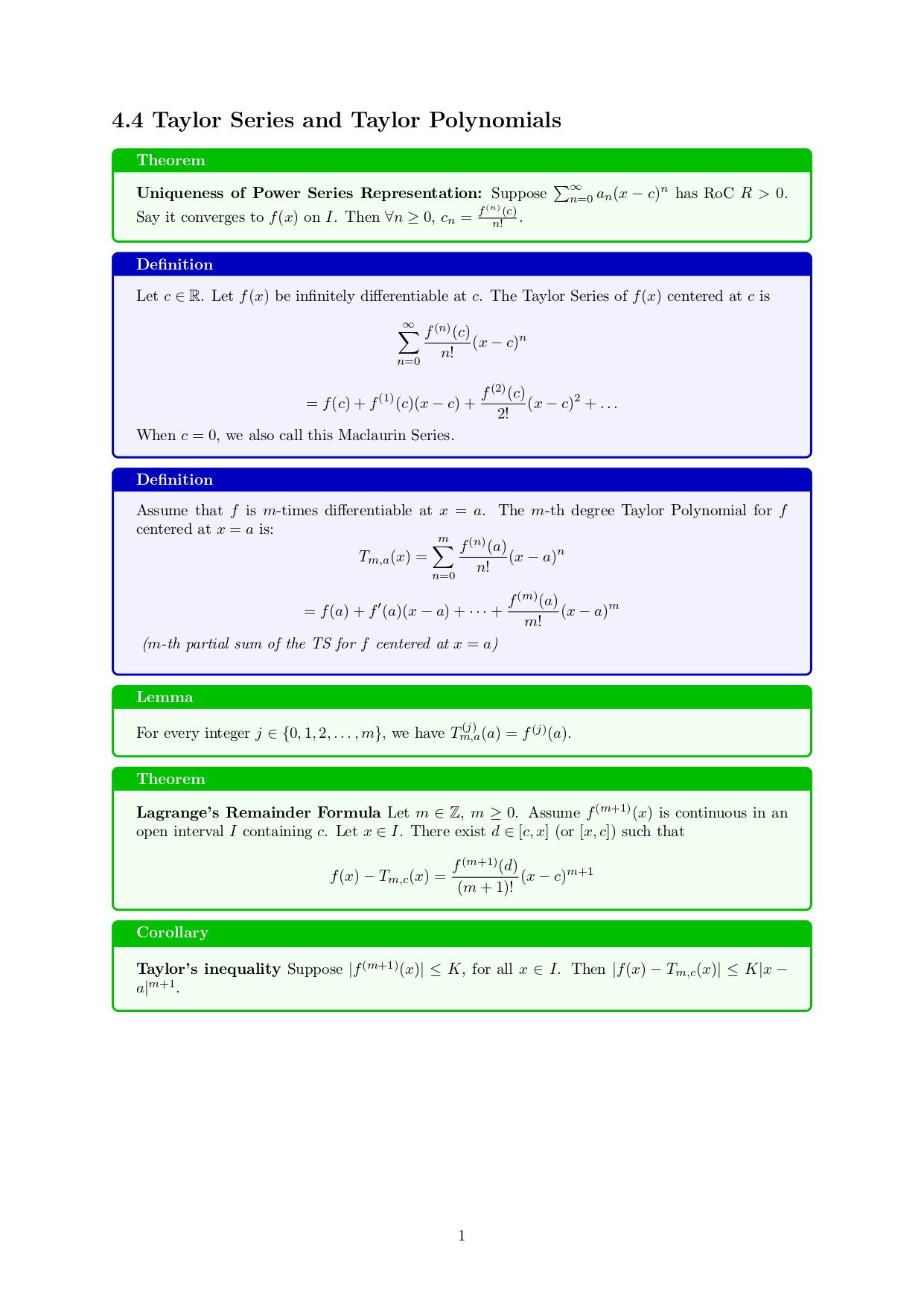 Notation